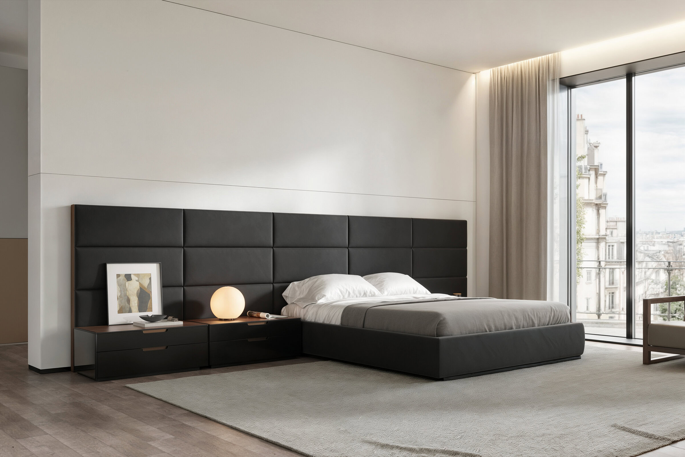 Krevet Atlanta black