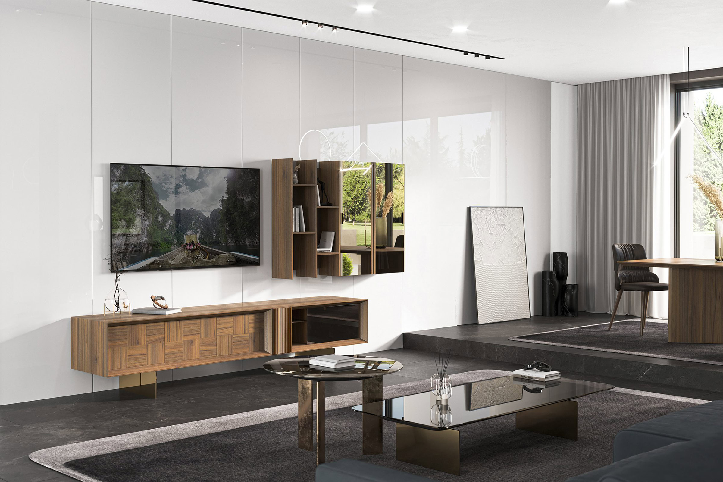 Tv komoda Heritage Walnut